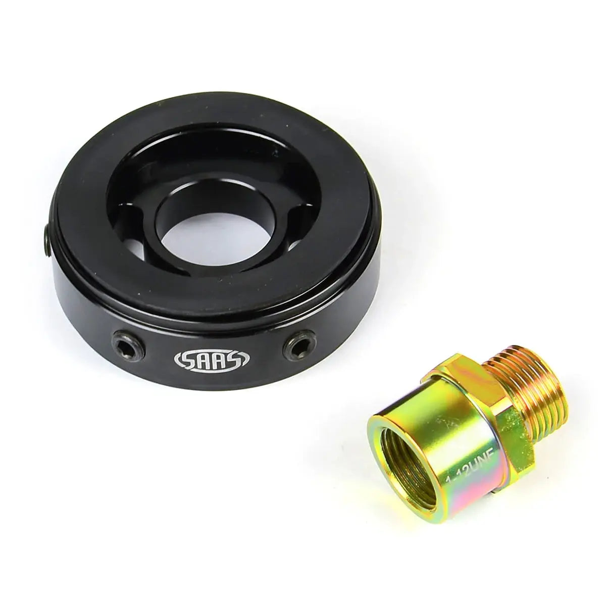 SAAS Oil Filter Sandwich Plate and Filter Bolt Kit SGAP3 1-12 UNF Thread SGAP3-112 - view 1