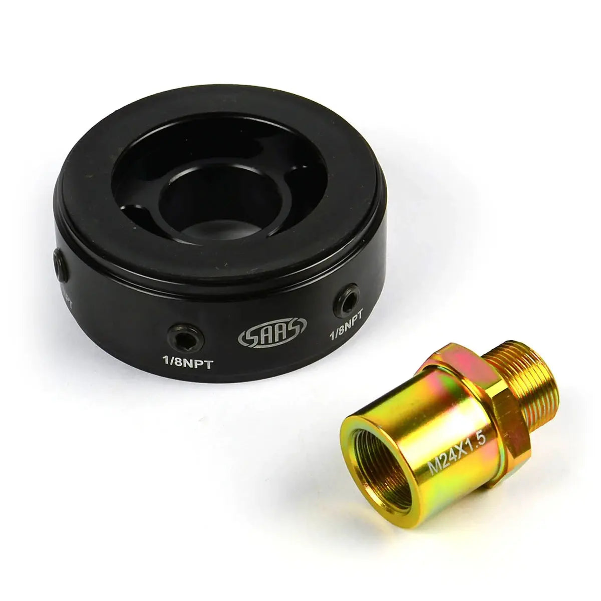 SAAS Oil Filter Sandwich Plate Kit (short) Toyota SGAP5 M24 x 1.5 SGAP5-2415 - view 1