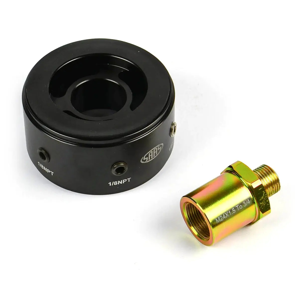SAAS Oil Filter Sandwich Plate Kit SGAP6 M24 x 1.5 to 3/4 x 16 SGAP6-2434 - view 1
