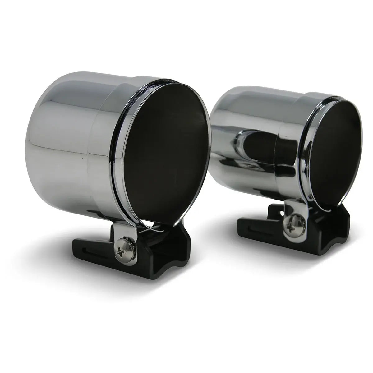 SAAS Gauge Mounting Cup 52mm Chrome Metal With Hole Elec & Mech SGC52CH - view 4