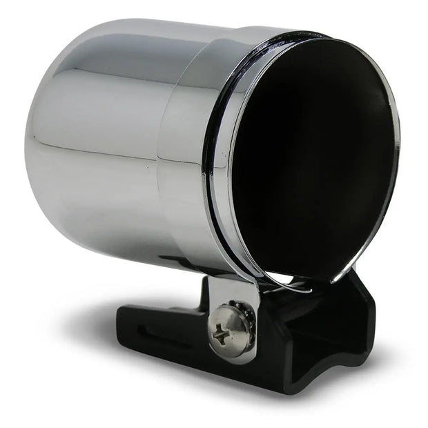 SAAS Gauge Mounting Cup 52mm Chrome Metal With Hole Elec & Mech SGC52CH - view 1