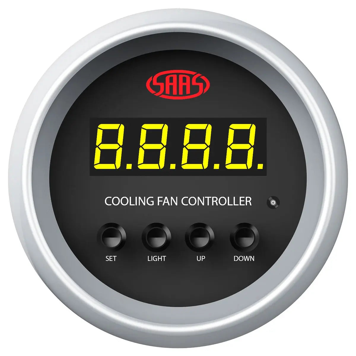 SAAS Digital Cooling Fan Controller 0°-100° 52mm Muscle Series II Black SGCFC52BS2 - view 1