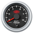 SAAS Exhaust Temp Gauge 300°-1300° 52mm Muscle Series II Black 12V SGEXT52BS2 - view 1