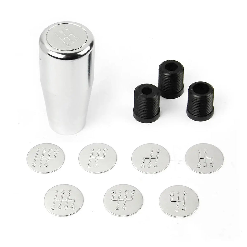 SAAS Billet Gear Knob Brushed Alum 8 Shift Patterns SGK3403FS - view 2