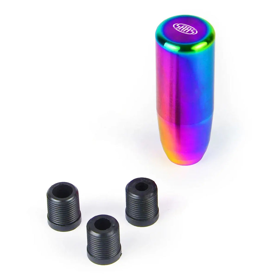 SAAS Billet Gear Knob Neo Titanium Finish Weighted 90mm SGK4003 - view 3