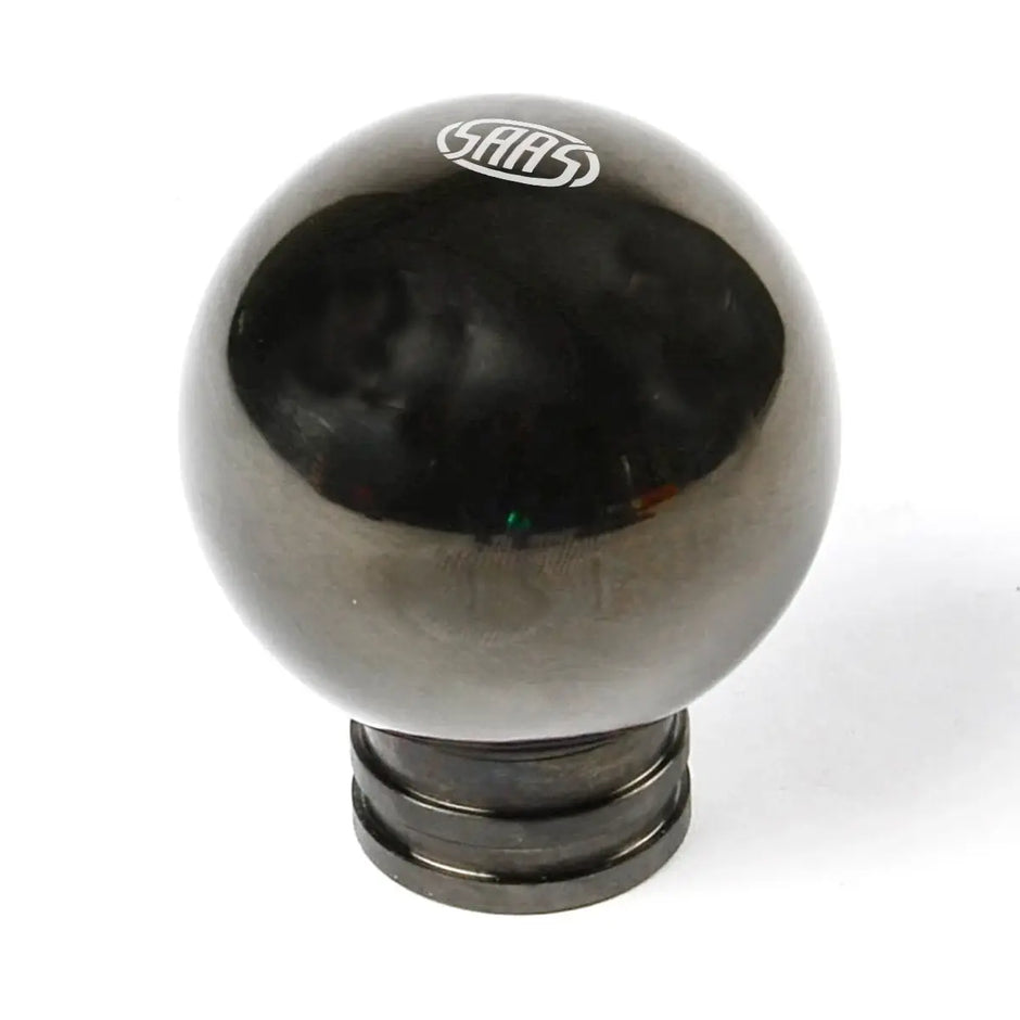 SAAS Billet Gear Knob Black Chrome Ball Weighted SGK4006 - view 1