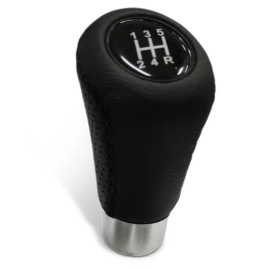 SAAS Leather Gear Knob Black-Black Stitch With 8 Shift Patterns SGKBL - view 1