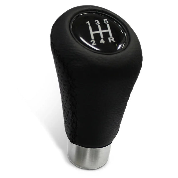 SAAS Leather Gear Knob Black-Black Stitch With 8 Shift Patterns SGKBL - view 1
