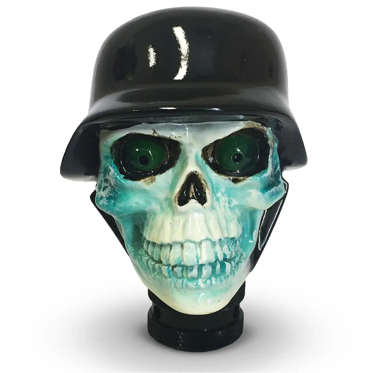 SAAS Skull Gear Knob with Helmet White SGKS06W - view 2