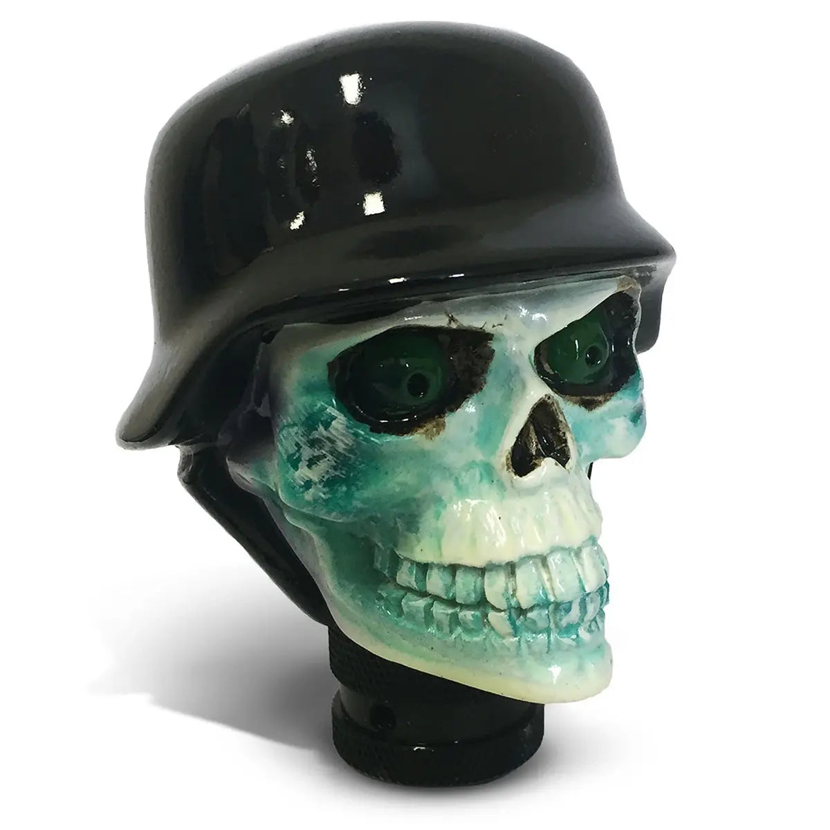 SAAS Skull Gear Knob with Helmet White SGKS06W - view 1