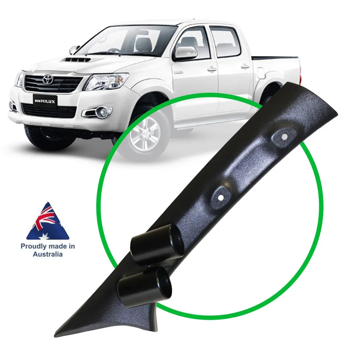 SAAS Gauge Pillar Pod Hilux 2005 - 2015 KUN Series SGP1101 - view 1
