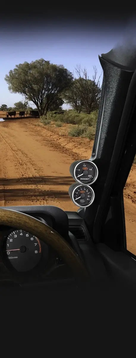 SAAS Gauge Pillar Pod Hilux 2005 - 2015 KUN Series SGP1101 - view 6