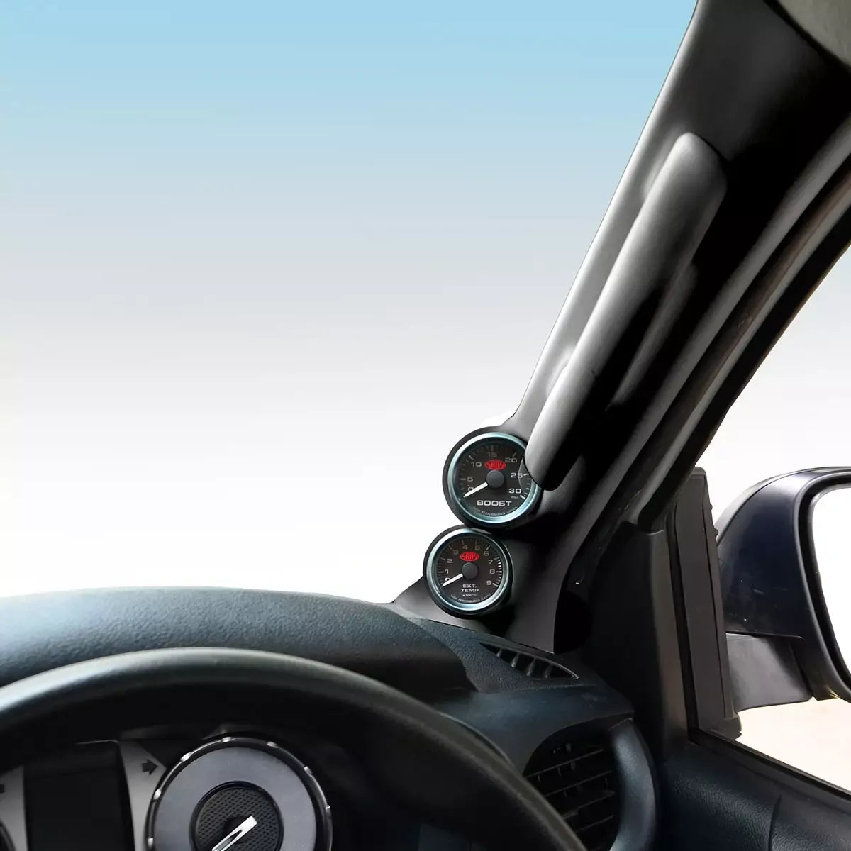 SAAS Gauge Pillar Pod Toyota Hilux 2015 - GUN N80 Single Piece SGP1103S - view 4
