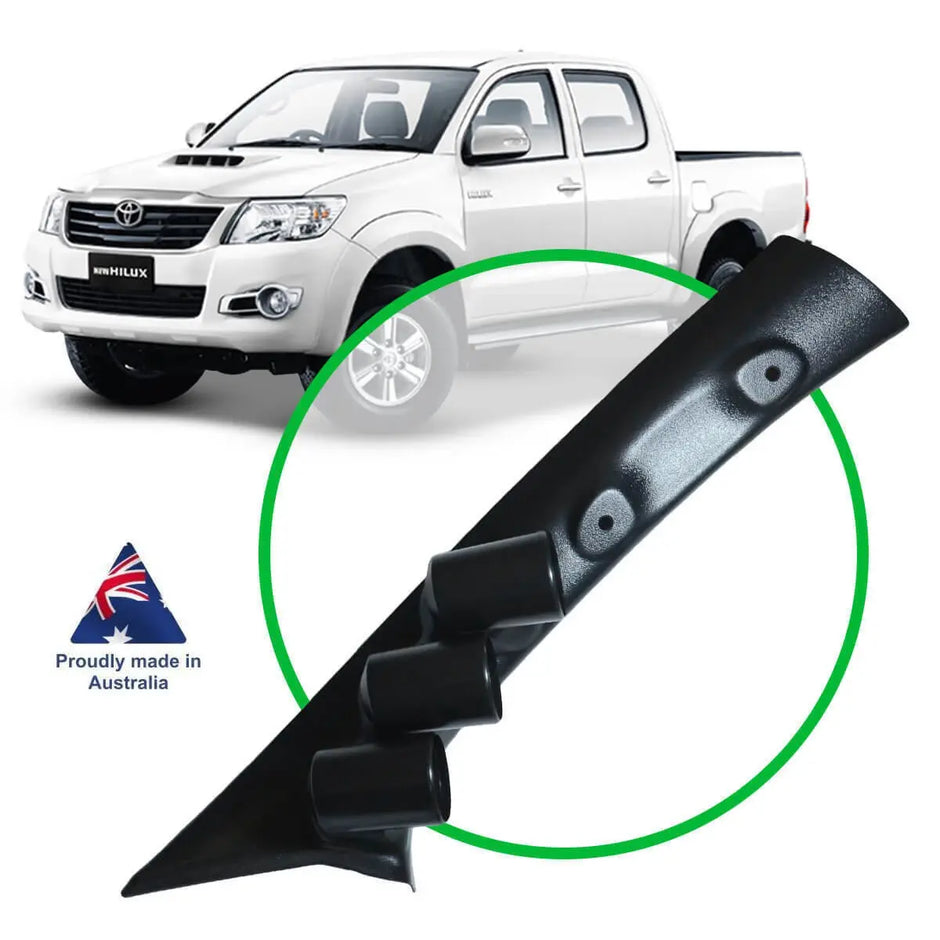 SAAS 3 Gauge Pillar Pod Hilux 2005 - 2015 KUN Series SGP1104 - view 1