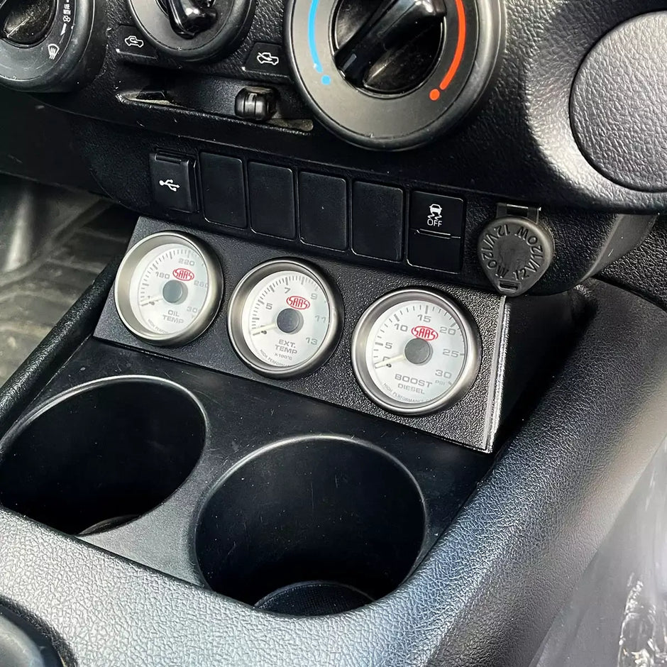 SAAS Gauge Dash Pod Hilux 2015 - 2025 N80 Series 3 x 52mm SGP1106 - view 5