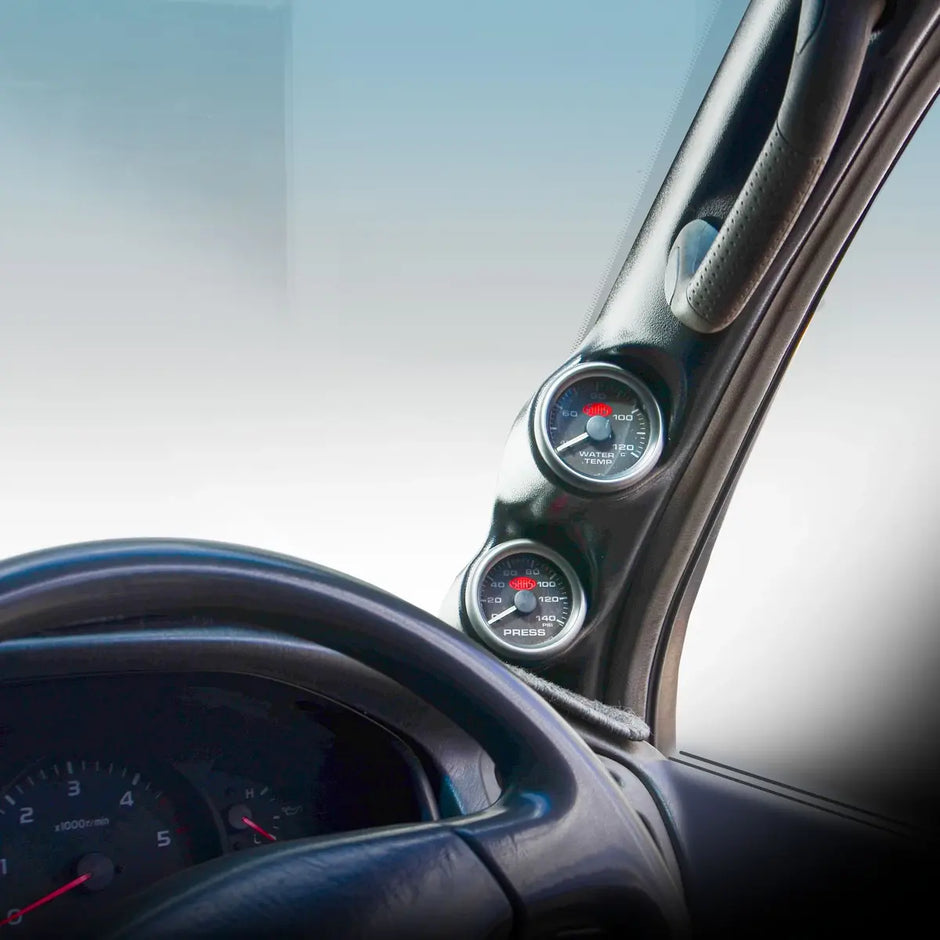 SAAS Gauge Pillar Pod Landcruiser 1998 - 2007 100 Series Single Piece SGP1202S - view 2