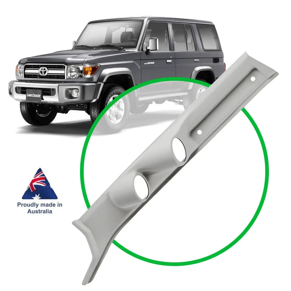 SAAS Gauge Pillar Pod Landcruiser 2009 - On 70 Series Light Grey Single Piece SGP1205SLG - view 1