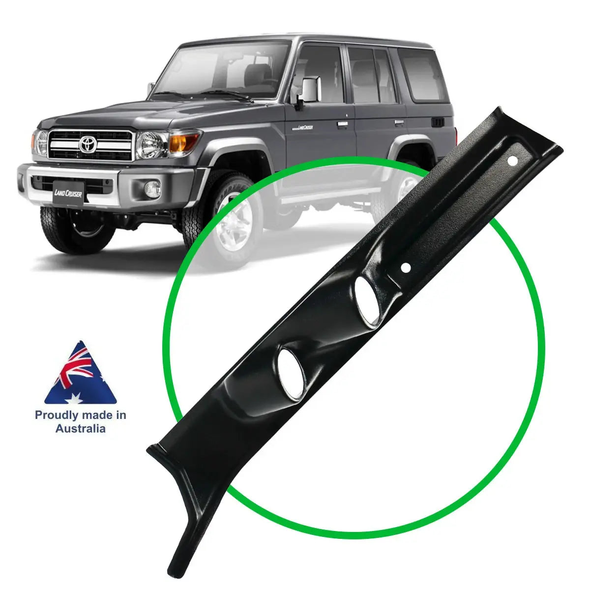 SAAS Gauge Pillar Pod Landcruiser 2009 - On 70 Series Single Piece SGP1205S - view 1