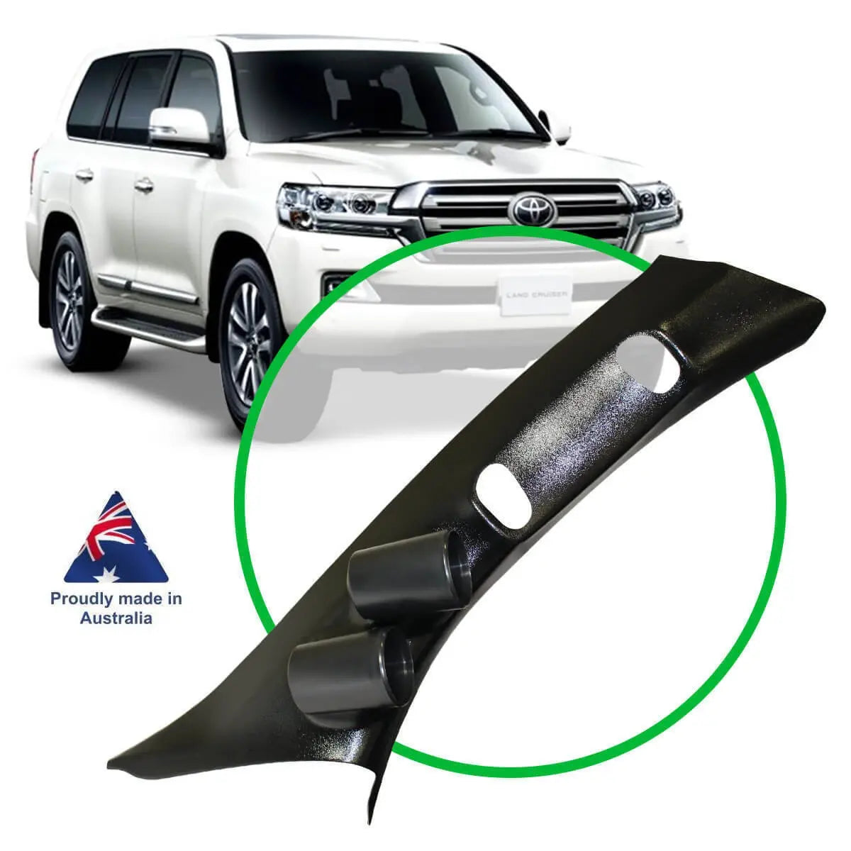 SAAS Gauge Pillar Pod Landcruiser 2007 - 2021 200 Series SGP1208 - view 1