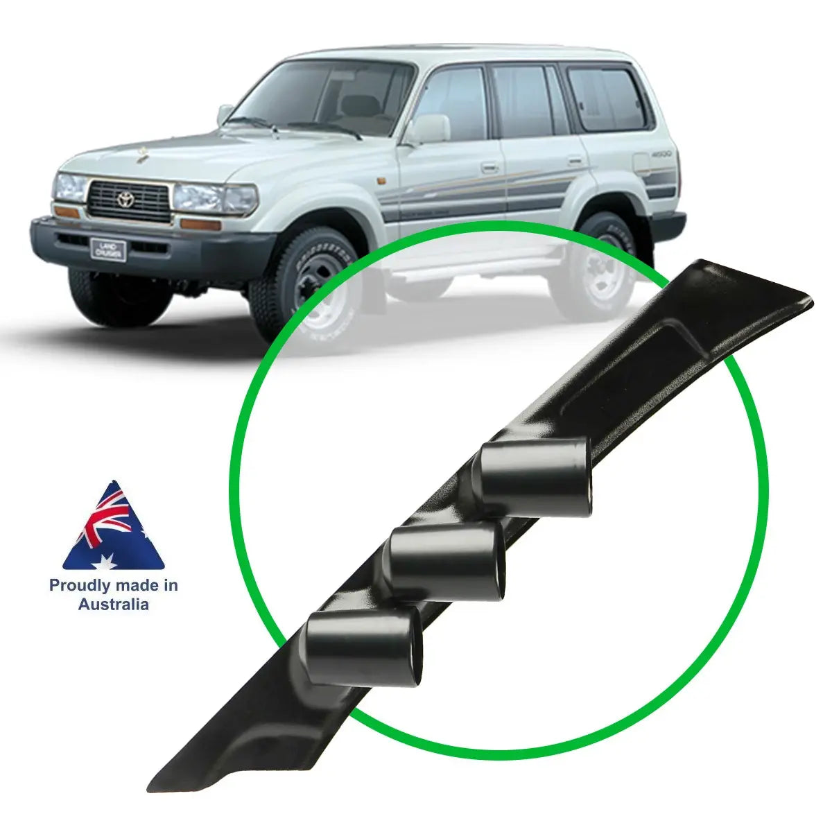 SAAS 3 Gauge Pillar Pod Landcruiser 80 Series 1990 - 1998 SGP1212 - view 1