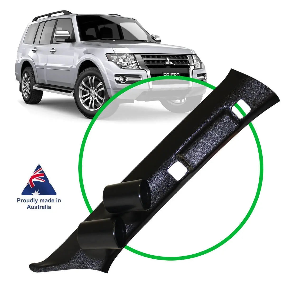 SAAS Gauge Pillar Pod Pajero 2006 - 2023 NS - NX SGP3204 - view 1