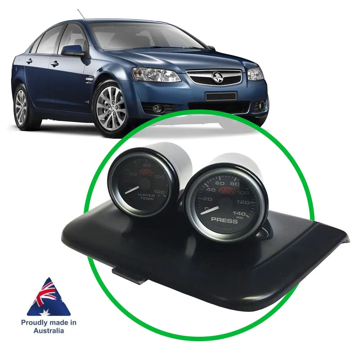 SAAS Gauge Dash Pod Commodore 2006 - 2013 VE - VE II SGP5104 - view 1