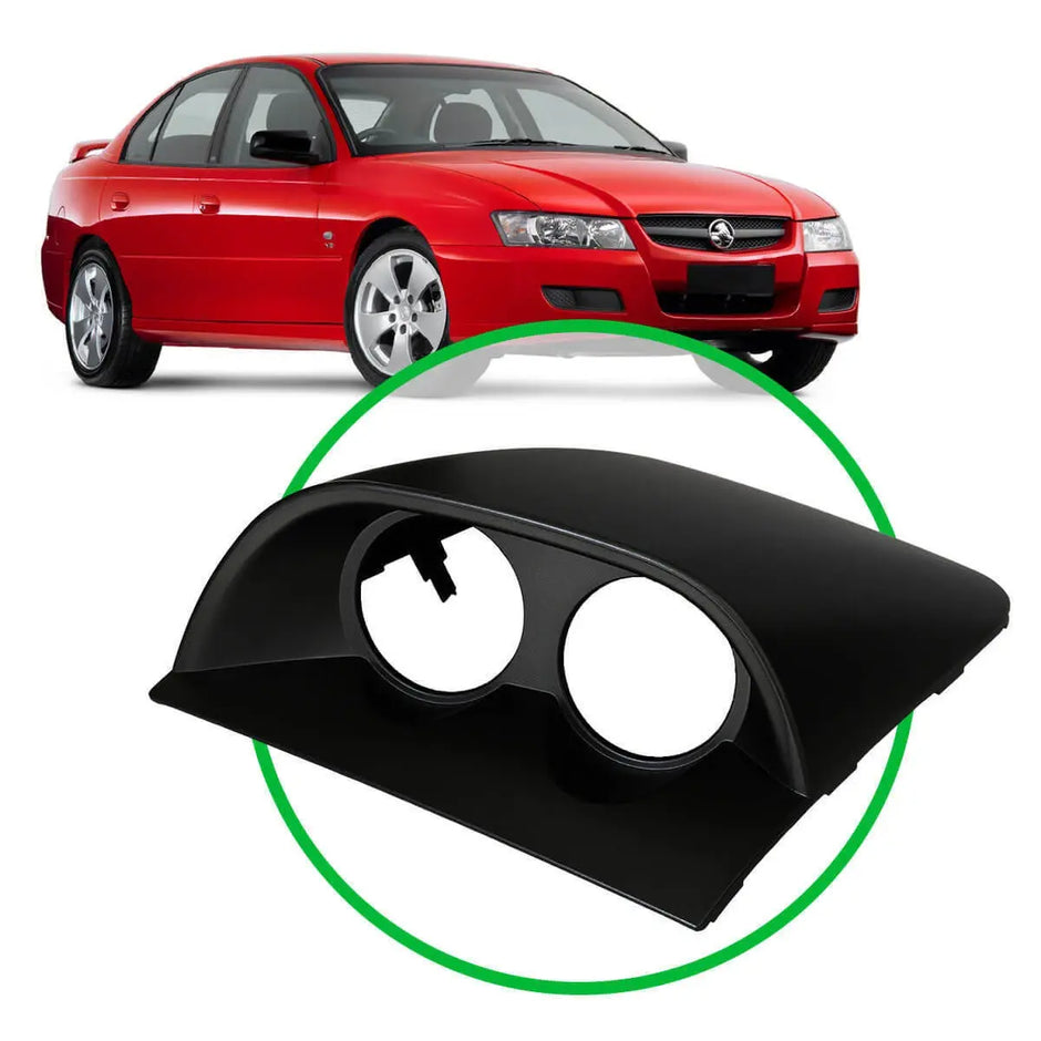 SAAS Dash Gauge Pod - Commodore VY/VZ Black 2 x 52mm SGPVYVZB - view 1