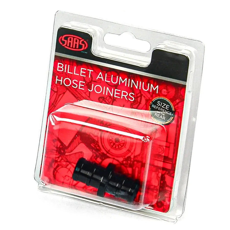 SAAS Hose Joiner Billet Aluminium Black 14mm (9/16") SHJ14 - view 1