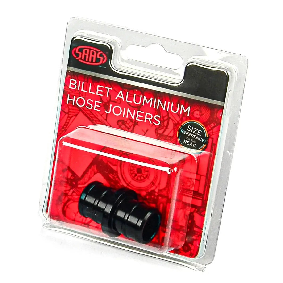 SAAS Hose Joiner Billet Aluminium Black 19mm (3/4