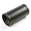 SAAS Pipe 102mm Ø x 200mm Aluminium Black Powder Coat SP102102200 - view 1