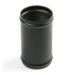 SAAS Pipe 57mm Ø x 100mm Aluminium Black Powder Coat SP5757100 - view 2