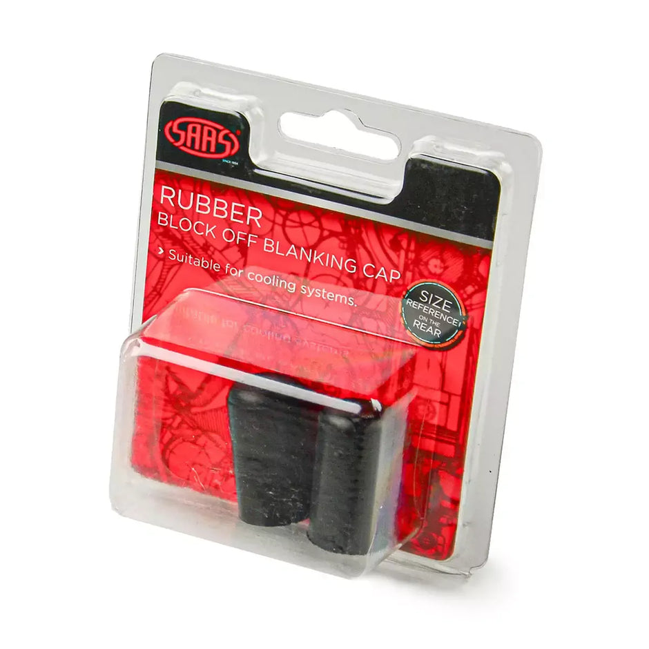 SAAS Rubber Coolant Block Off Cap 13mm (1/2") Pack of 2 SRBC13 - view 1