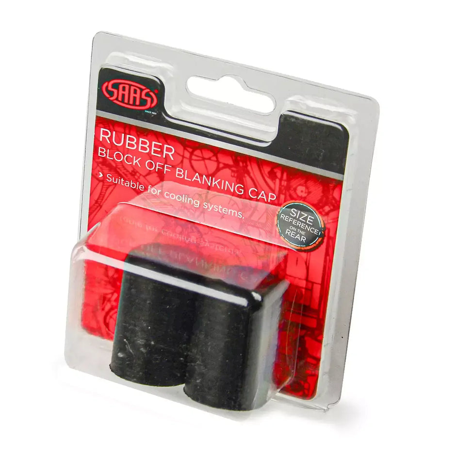 SAAS Rubber Coolant Block Off Cap 19mm (3/4") Pack of 2 SRBC19 - view 1