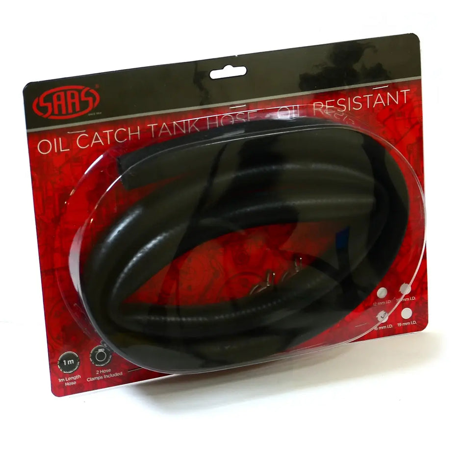 SAAS Oil Resistant Hose 19mm (3/4) ID x 1M + 2 Clamps SRH19 - view 2