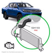 SAAS Toyota Hilux 2.4L 2.8L 1GD 2GD Silicone Intercooler Pipe Hot Side Top 2015 - 2020 SSH1103 - view 1
