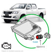 SAAS Toyota Hilux 3.0L 1KD-FTV 2005-2015 Silicone Intercooler Pipe Cold Side SSH1111 - view 1