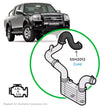 SAAS Ford Ranger PJ-PK 2.5-3.0 Cold Side Joiner to Intake Intercooler Hose SSH2012 - view 1