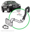 SAAS Ford Ranger PJ-PK 2.5-3.0 Hot Side Turbo to Joiner Intercooler Hose SSH2013 - view 1