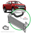 SAAS Ford Ranger/Mazda BT50 3.2L 1 Piece Hot Side Silicone Intercooler Upgrade 2011 - 2022 SSH2104 - view 1