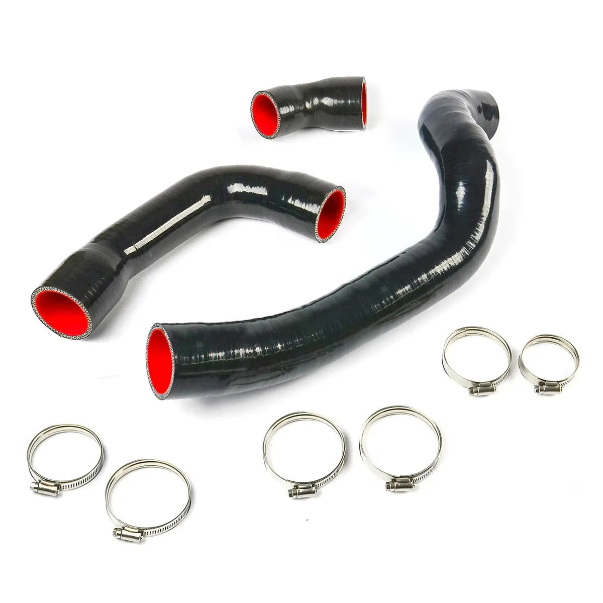 SAAS Ford Ranger/Mazda BT50 2.2L 3 Piece Silicone Hose and Clamp Intercooler Upgrade Kit 2011 - 2022 SSH2201-KIT - view 2