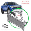 SAAS Ford Ranger 2.2L 118kW Silicone Intercooler Top Pipe Hot Side 2015 - 2022 SSH2202 - view 1
