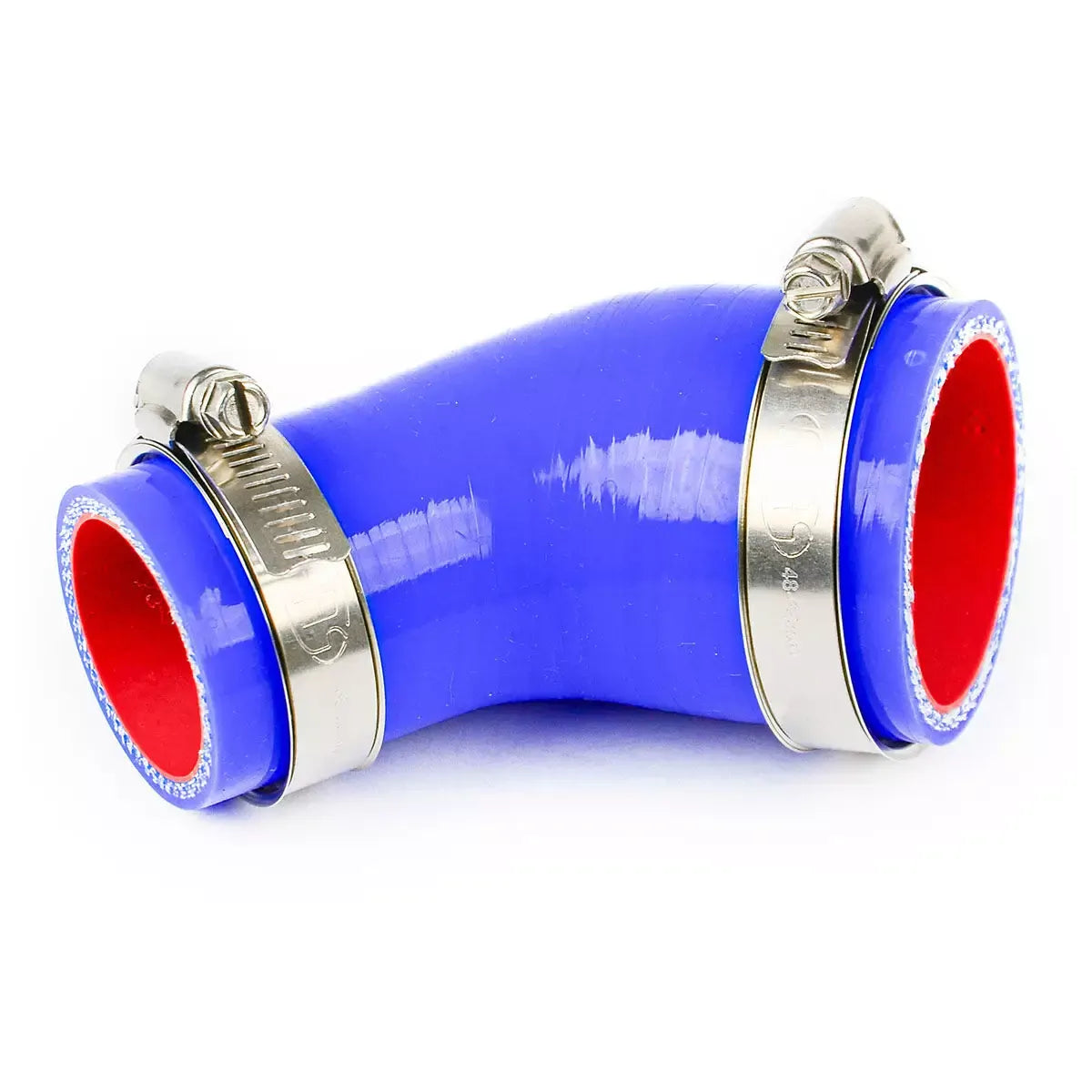 SAAS Ford Ranger/Mazda BT50 2.2L 110kW 3 Piece Silicone Blue Hose and Clamp Intercooler Kit 2011 - 2022 SSH2205E-KIT - view 3