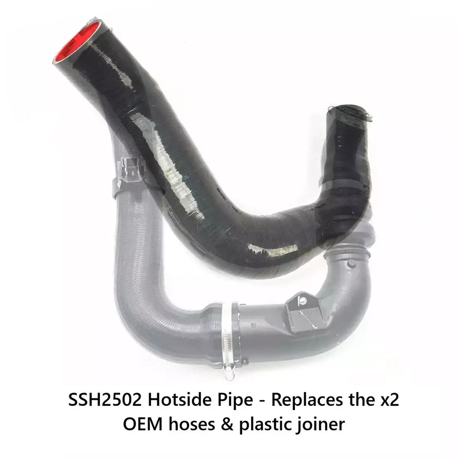 SAAS Ford Everest UA-UA2 3.2L Silicone Intercooler Pipe and Clamp Kit 2015-2020 SSH2501-KIT - view 8