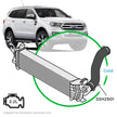 SAAS Ford Everest UA-UA2 3.2L Silicone Intercooler Pipe Cold Side 2015-2020 SSH2501 - view 1