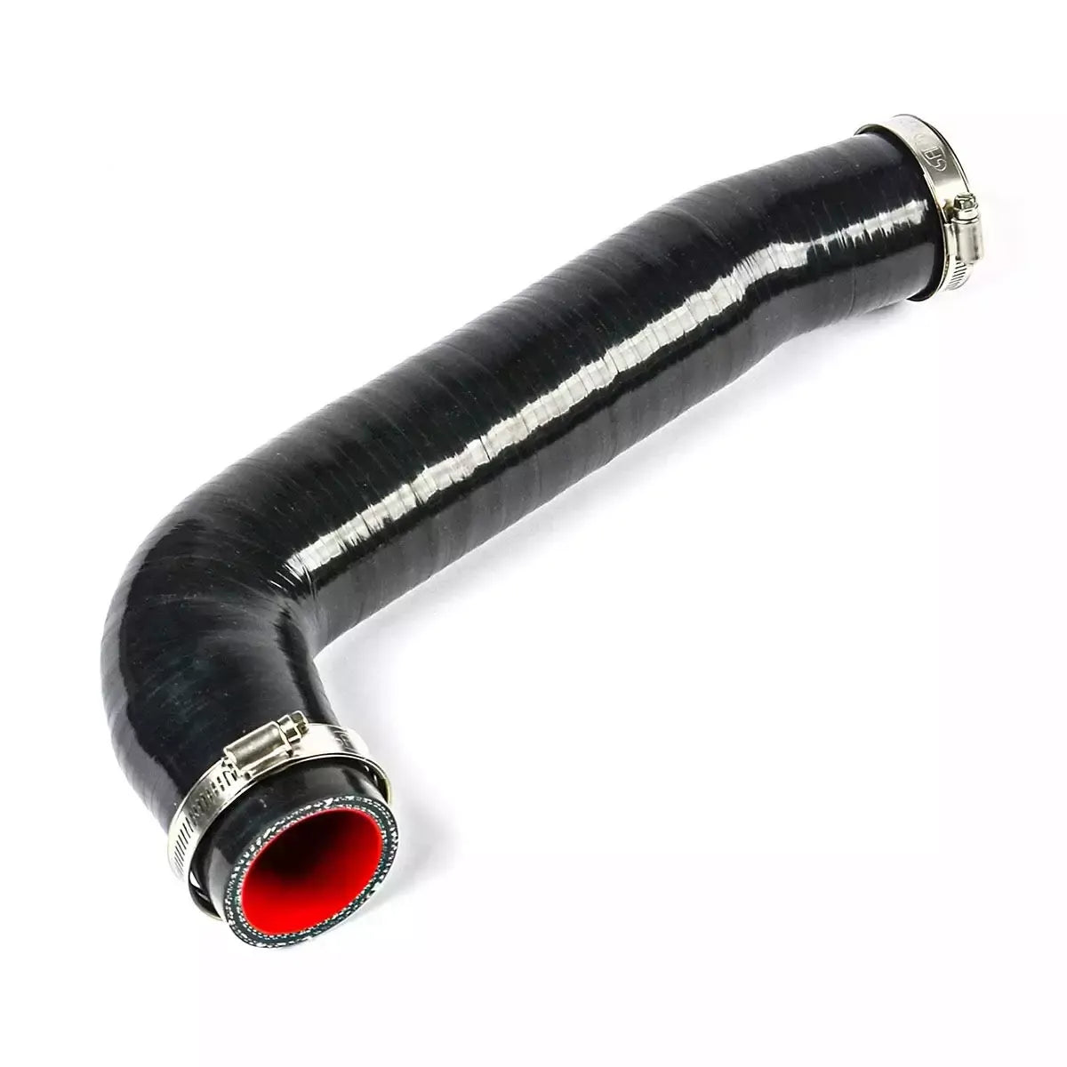 SAAS Mitsubishi Triton 2.5L 3.2L ML-MN Silicone Intercooler to Intake Pipe Lower Cold Side SSH3101 - view 3