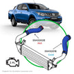 SAAS Mitsubishi Triton MQ-MR, Pajero Sport QE-QF 2.4L Kit Silicone Blue Intercooler Upgrade SSH3201E-KIT - view 1