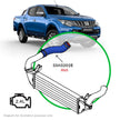 SAAS Mitsubishi Triton MQ-MR, Pajero Sport QE-QF 2.4L Hot Side Silicone Blue Intercooler SSH3202E - view 1
