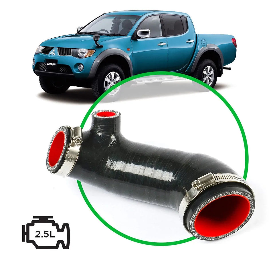 SAAS Mitsubishi Triton 2.5L MN 4x4 Silicone Airbox to Turbo Intake Pipe SSH3301 - view 1