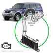 SAAS Mitsubishi Pajero NM-NP 3.2 Hot Side Turbo to Joiner Intercooler Hose SSH3413 - view 1