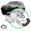 SAAS Nissan GU Patrol TD42T 1999 on Cold Side to TB Intercooler Hose SSH4101 - view 1